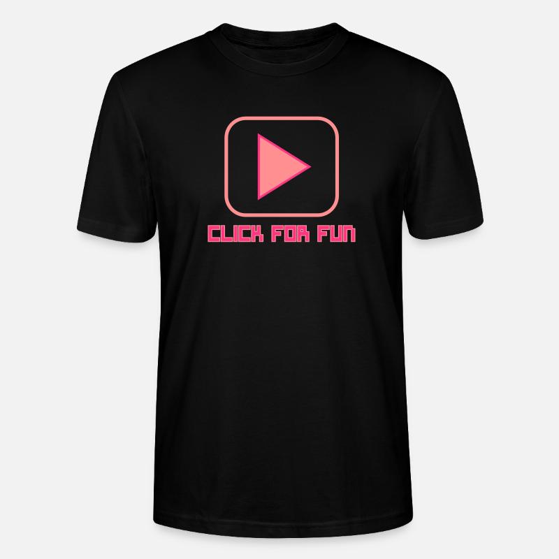 CLICK FOR FUN V1 - T-shirt bio CRAFTER Stanley Stella Unisexe - noir