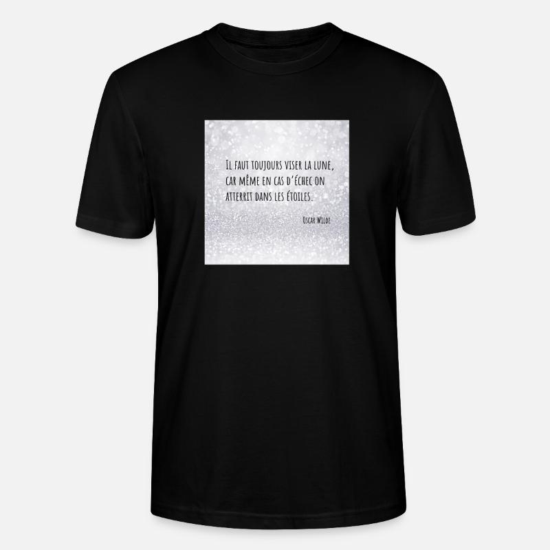 Zitat Traum - Stanley/Stella Unisex Bio-T-Shirt CRAFTER - Schwarz