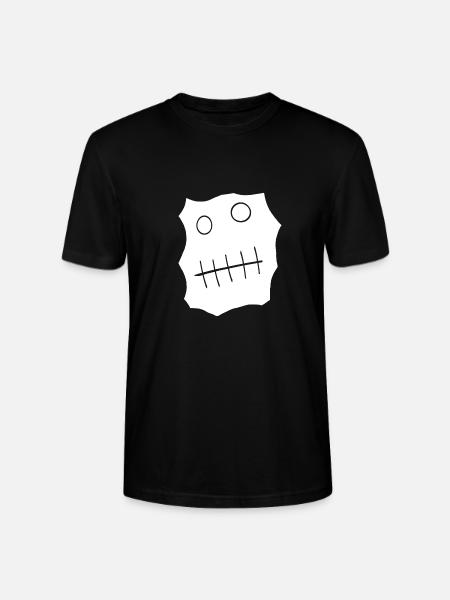 Geist Gespenst süß oder gruselig - Stanley/Stella Unisex Bio-T-Shirt CRAFTER - Schwarz
