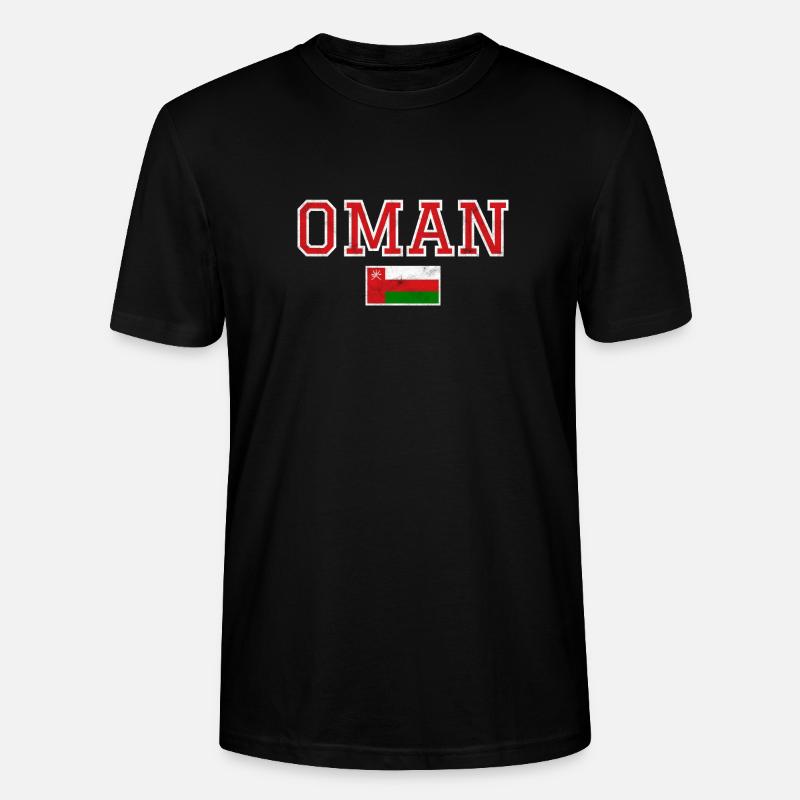 Oman - Stanley/Stella Unisex Bio-T-Shirt CRAFTER - Schwarz