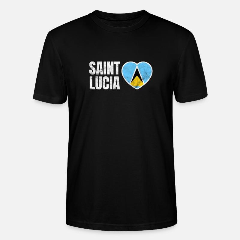St. Lucia - Stanley/Stella Unisex Bio-T-Shirt CRAFTER - Schwarz
