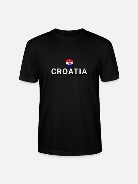 Croatia - Stanley/Stella CRAFTER Unisex Organic T-Shirt - black