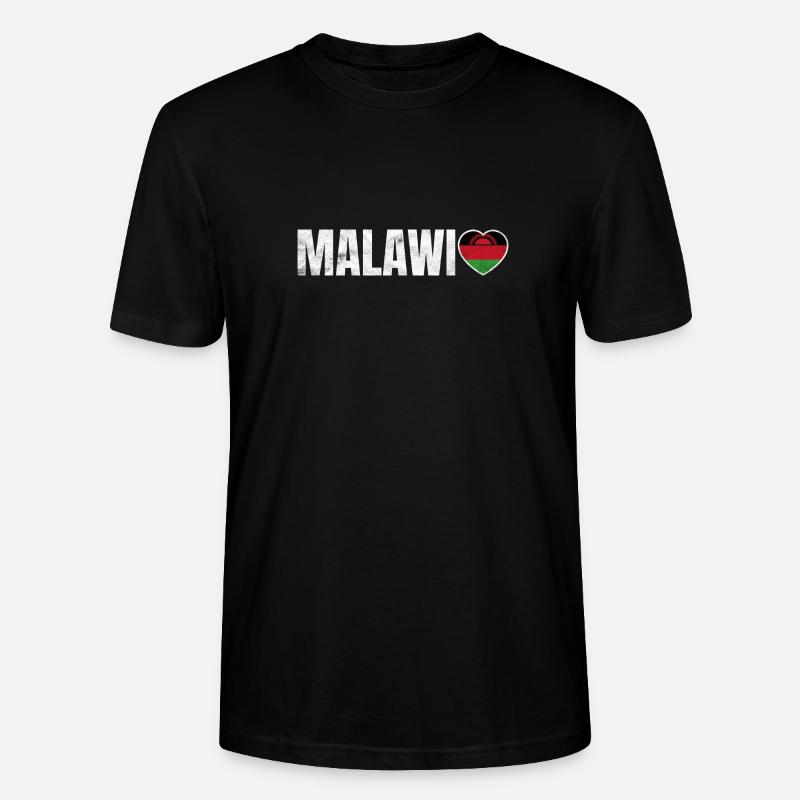 Malawi - Stanley/Stella Unisex Bio-T-Shirt CRAFTER - Schwarz