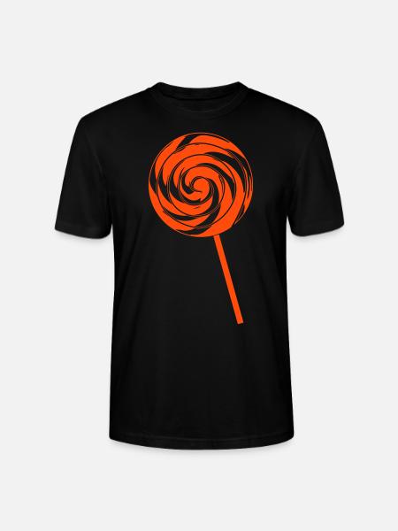 Retro Lolly - Stanley/Stella Unisex Bio-T-Shirt CRAFTER - Schwarz