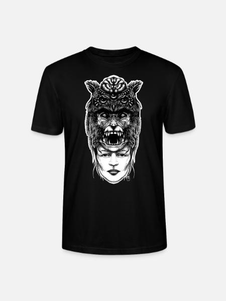 WolfGirl Second - T-shirt bio CRAFTER Stanley Stella Unisexe - noir