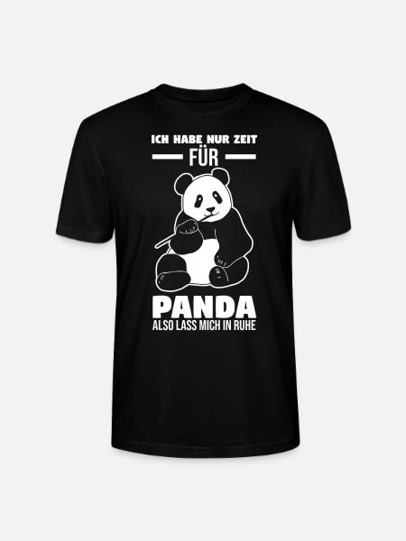 Panda - Stanley/Stella Unisex Bio-T-Shirt CRAFTER - Schwarz