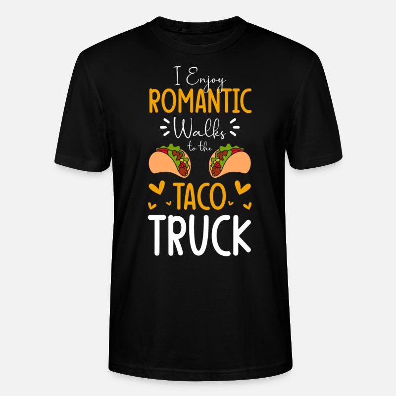 Tacos Mexiko Lecker Burrito - Stanley/Stella Unisex Bio-T-Shirt CRAFTER - Schwarz
