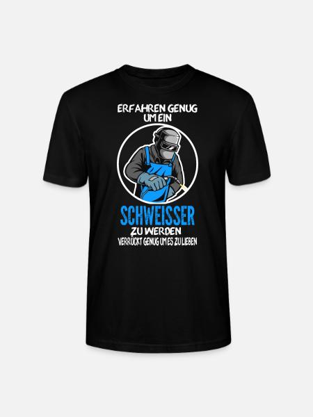 Schweißer Beruf Schweißerei Geschenk - Stanley/Stella Unisex Bio-T-Shirt CRAFTER - Schwarz