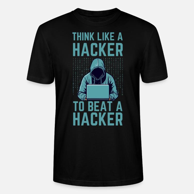 Hacker Cybersecurity IT Cybersicherheit - Stanley/Stella Unisex Bio-T-Shirt CRAFTER - Schwarz
