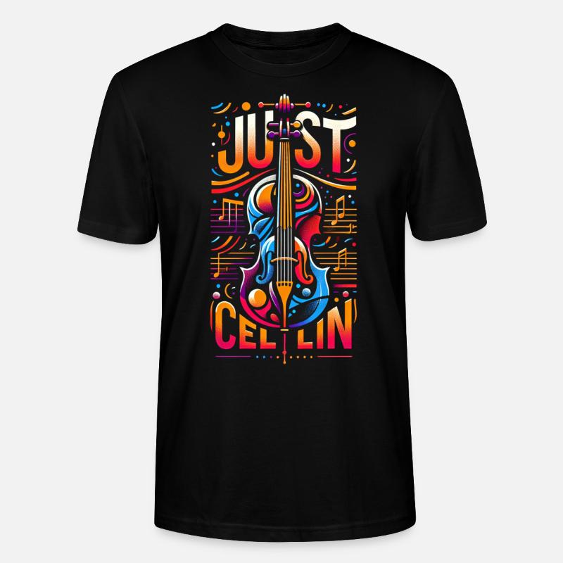 Juste Cellin' 6 - T-shirt bio CRAFTER Stanley Stella Unisexe - noir