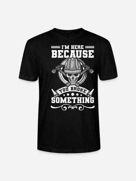 Handwerker Beruf Hammer Haus - Stanley/Stella Unisex Bio-T-Shirt CRAFTER - Schwarz
