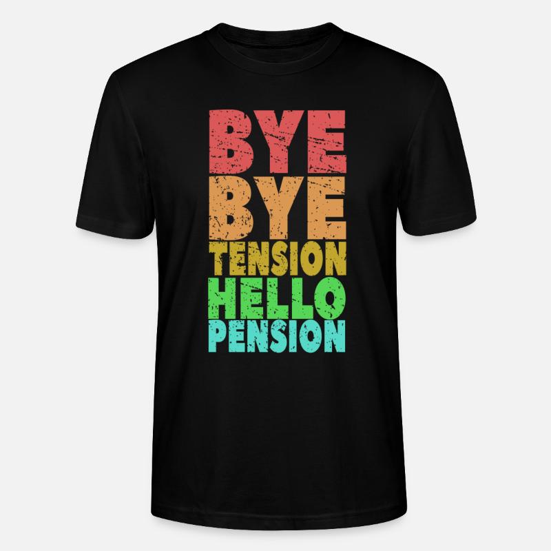 Pension - Stanley/Stella Unisex Bio-T-Shirt CRAFTER - Schwarz