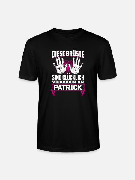 PATRICK - Brüste - Stanley/Stella Unisex Bio-T-Shirt CRAFTER - Schwarz