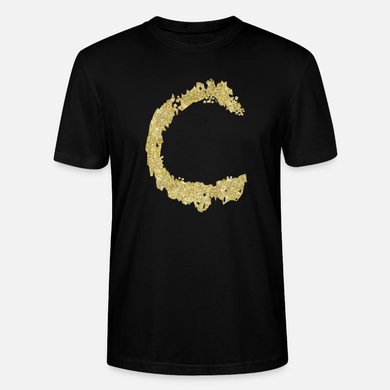 Buchstabe C Geschenk Name 2 - Stanley/Stella Unisex Bio-T-Shirt CRAFTER - Schwarz