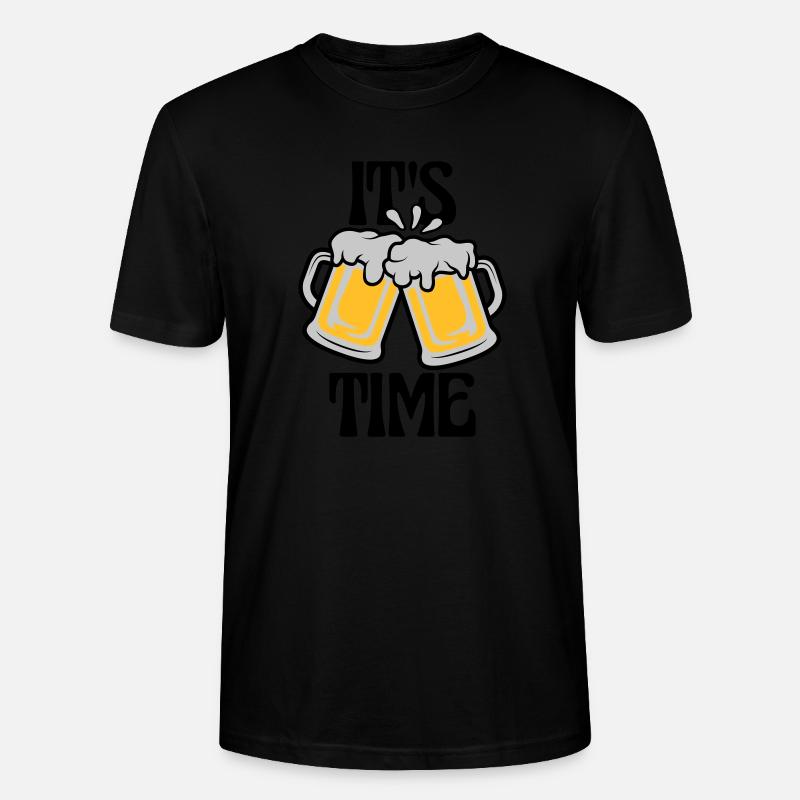 It s Bier - Stanley/Stella Unisex Bio-T-Shirt CRAFTER - Schwarz
