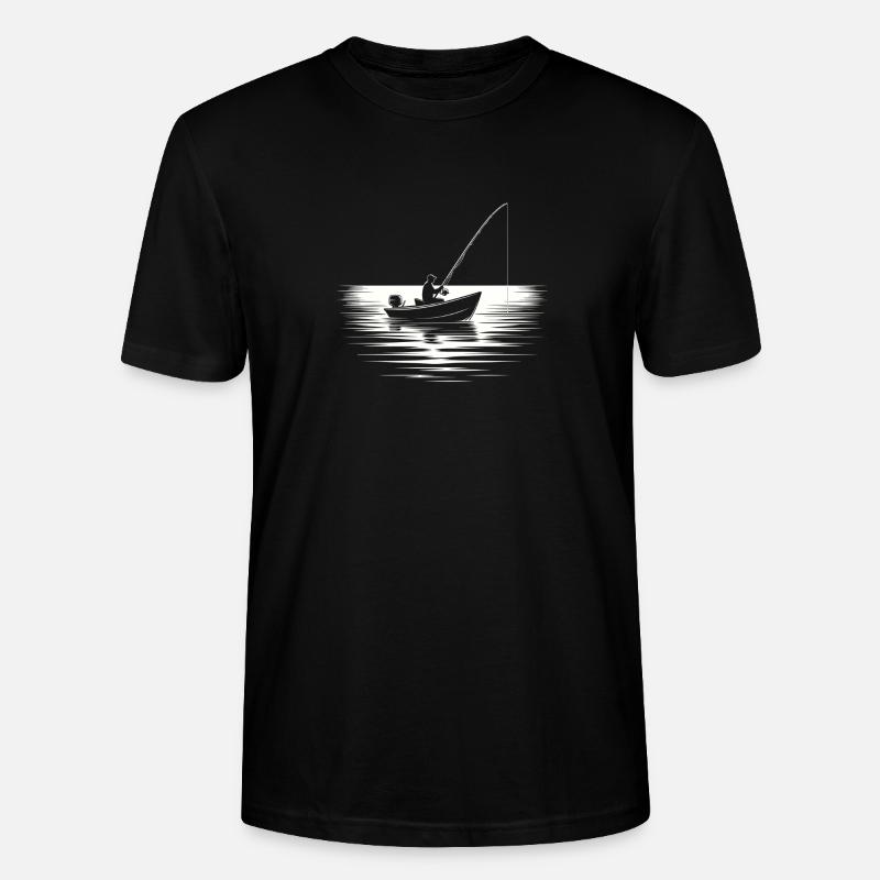 Pêcher en mer - T-shirt bio CRAFTER Stanley Stella Unisexe - noir