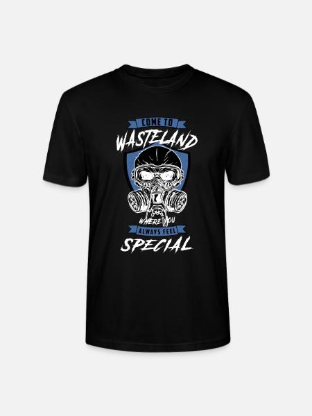 Skull Ödland - Stanley/Stella Unisex Bio-T-Shirt CRAFTER - Schwarz