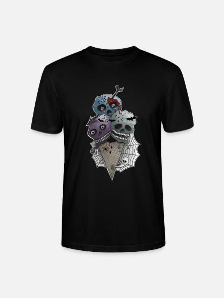 GothICECream Deluxe Eis - Stanley/Stella CRAFTER Unisex Organic T-Shirt - black