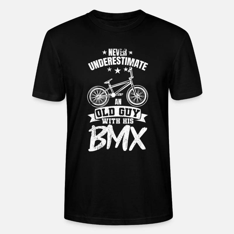 BMX Opa - Stanley/Stella Unisex Bio-T-Shirt CRAFTER - Schwarz