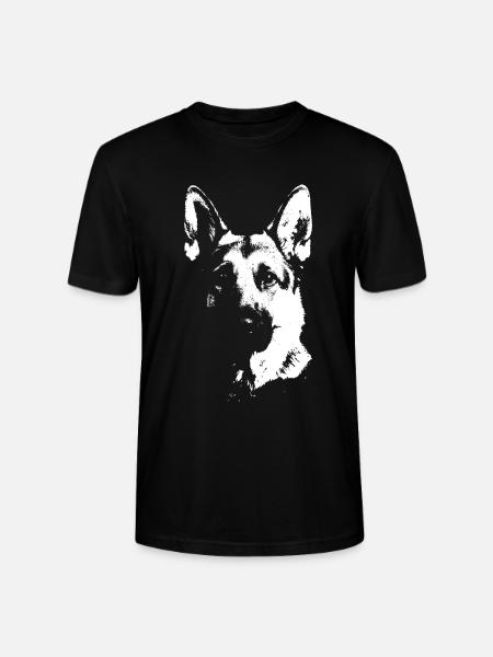 T-shirt Berger Allemand – chien loyal protecteur - T-shirt bio CRAFTER Stanley Stella Unisexe - noir
