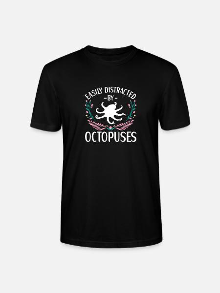 Octopus Outfit Octopus Octopus - Stanley/Stella CRAFTER Unisex Organic T-Shirt - black
