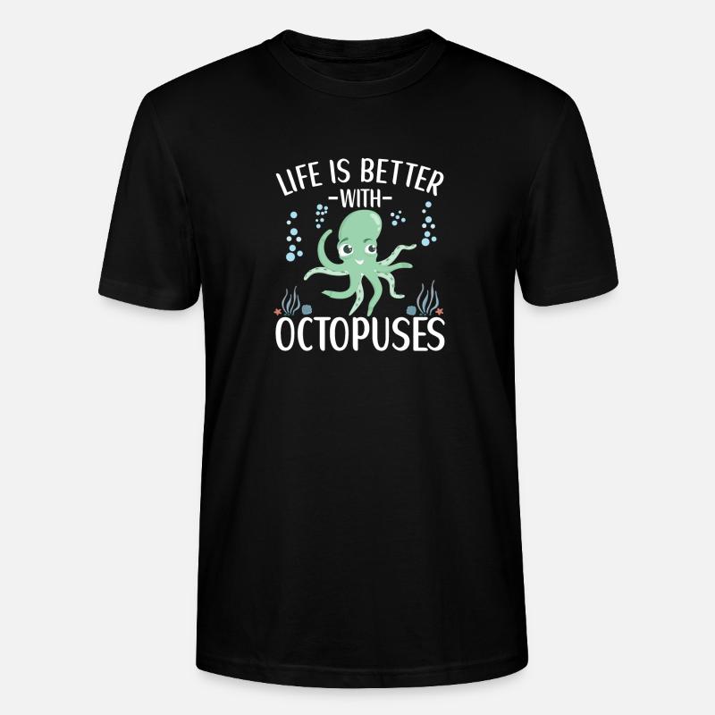 Octopus Outfit Octopus Octopus - T-shirt bio CRAFTER Stanley Stella Unisexe - noir