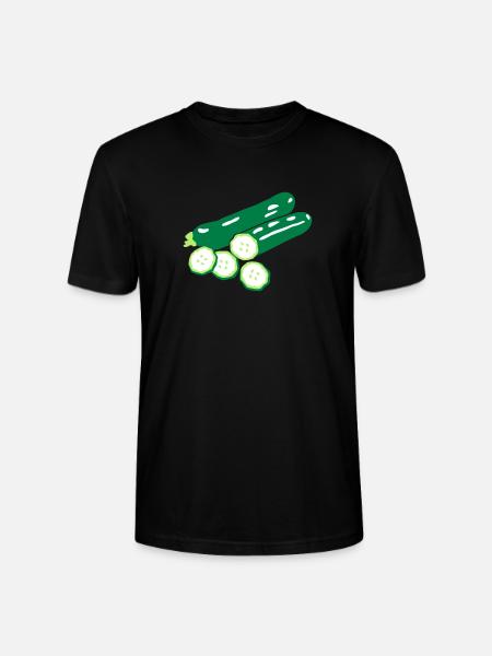 courgettes g1 - Stanley/Stella CRAFTER Unisex Organic T-Shirt - black