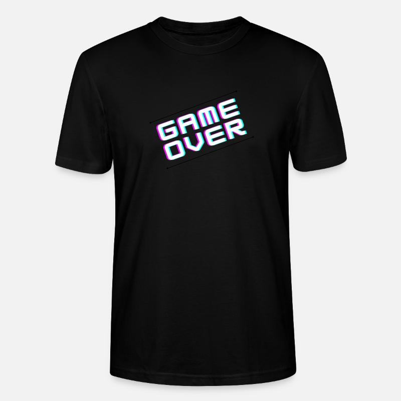 Game Over - Stanley/Stella Unisex Bio-T-Shirt CRAFTER - Schwarz