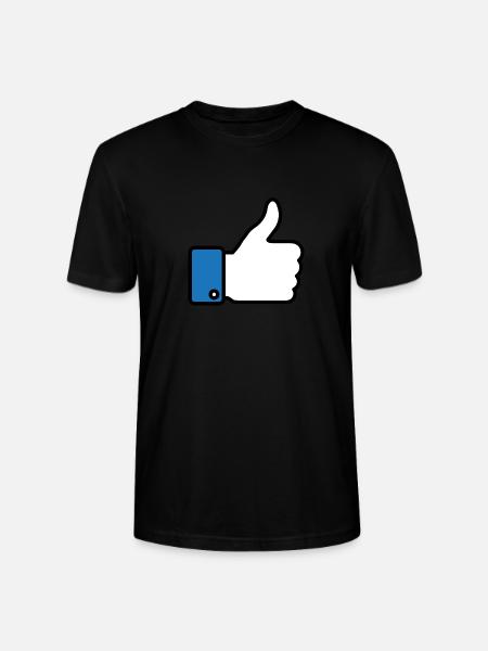 Like a like! - Stanley/Stella CRAFTER Unisex Organic T-Shirt - black