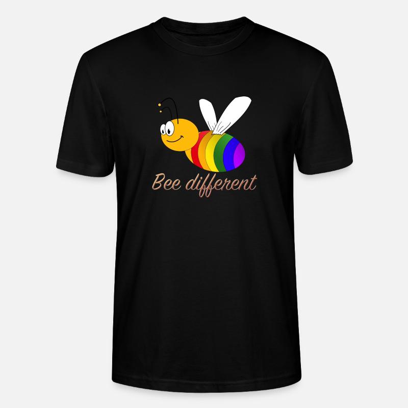 Bee different - Stanley/Stella Unisex Bio-T-Shirt CRAFTER - Schwarz