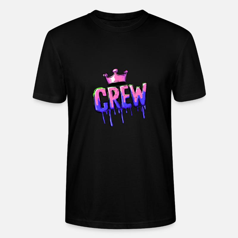 Crew Mitglied - Stanley/Stella Unisex Bio-T-Shirt CRAFTER - Schwarz