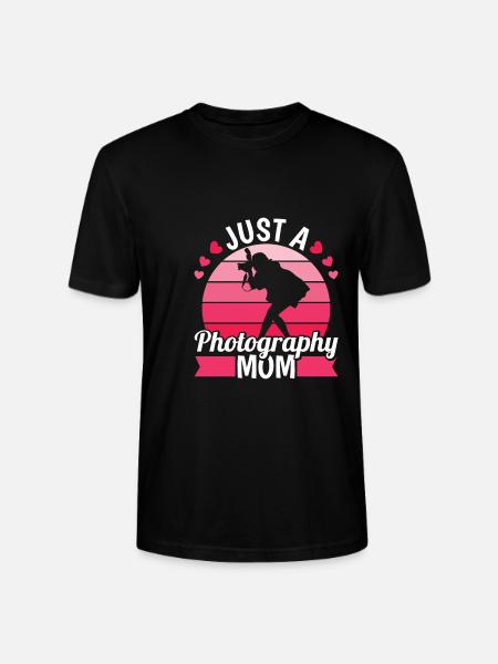 Photographer Photography Camera - Stanley/Stella CRAFTER Unisex Organic T-Shirt - black