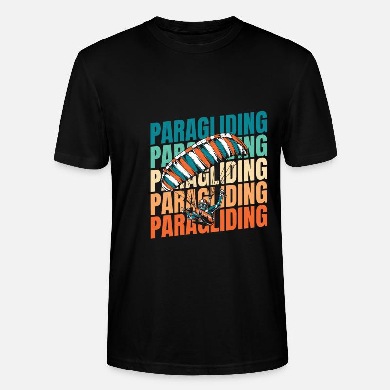 Paragleiter Paragleiten - Stanley/Stella Unisex Bio-T-Shirt CRAFTER - Schwarz