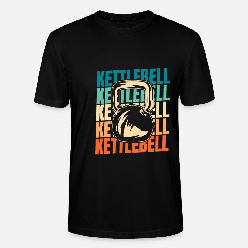 Kettlebell - Stanley/Stella Unisex Bio-T-Shirt CRAFTER - Schwarz