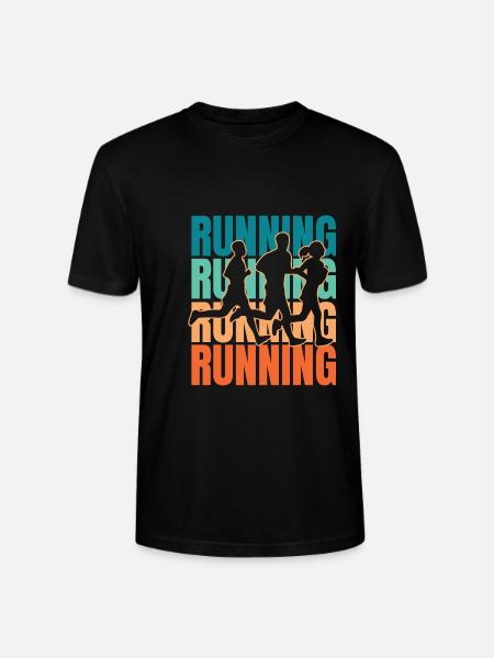 Xc Runner Cross Country Running - Stanley/Stella CRAFTER Unisex Organic T-Shirt - black