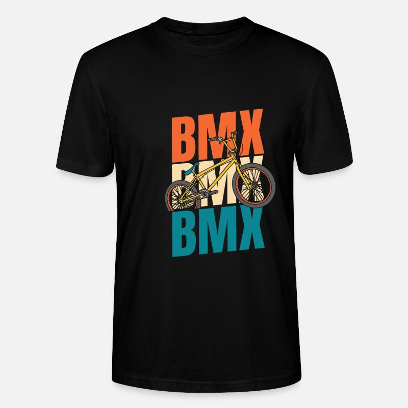 Bmx Bmx Biker - Stanley/Stella Unisex Bio-T-Shirt CRAFTER - Schwarz