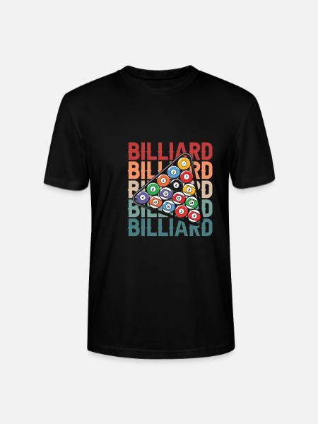 Billiards - Stanley/Stella CRAFTER Unisex Organic T-Shirt - black