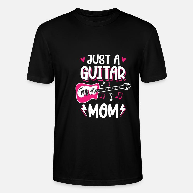 E Gitarre Elektrogitarre Mutter - Stanley/Stella Unisex Bio-T-Shirt CRAFTER - Schwarz