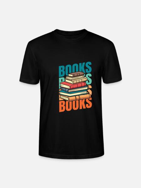 Book Bookworm Bookworm - Stanley/Stella CRAFTER Unisex Organic T-Shirt - black