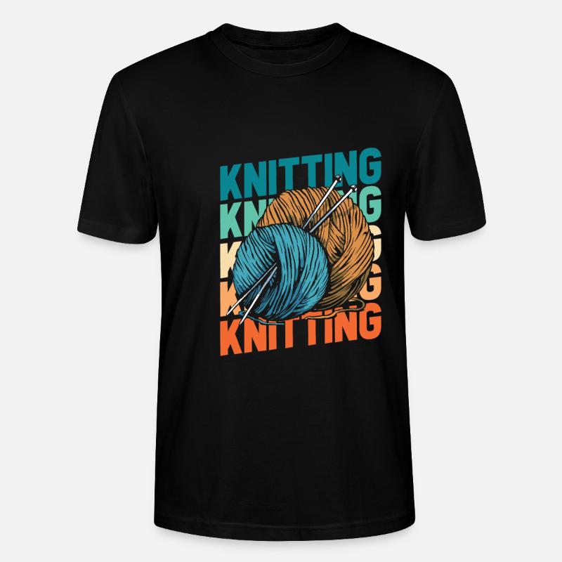 Stricken - Stanley/Stella Unisex Bio-T-Shirt CRAFTER - Schwarz