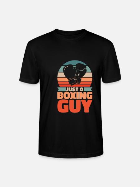 Boxen Boxer Juste un Boxeur - T-shirt bio CRAFTER Stanley Stella Unisexe - noir