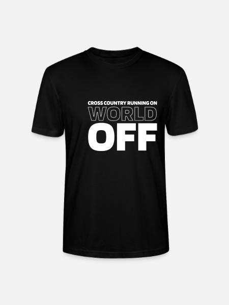 Xc Runner Cross Country Running - Stanley/Stella CRAFTER Unisex Organic T-Shirt - black