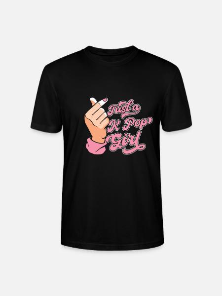 K Pop Kpop Koreansk Pop Bare en Kpop-pige - Stanley Stella CRAFTER unisex økologisk-T-shirt - sort