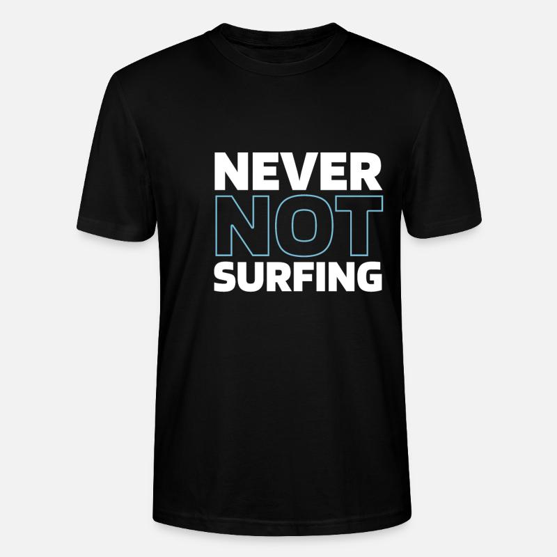 Wing Surf Wing Foil - T-shirt bio CRAFTER Stanley Stella Unisexe - noir
