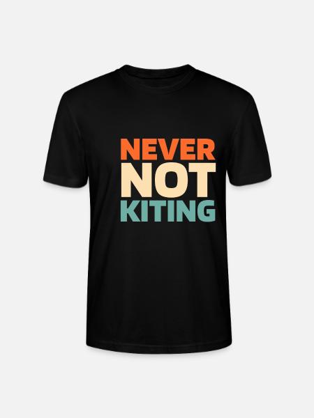 Kitesurfer Kitesurfing Kiting Kitesurfing - Stanley/Stella CRAFTER Unisex Organic T-Shirt - black