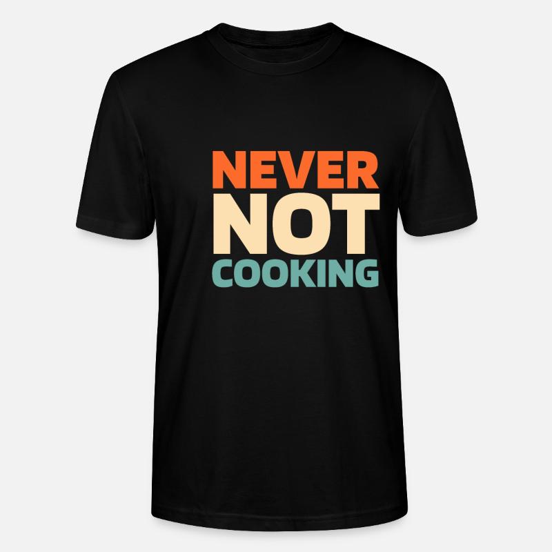 Koch Kochen - Stanley/Stella Unisex Bio-T-Shirt CRAFTER - Schwarz