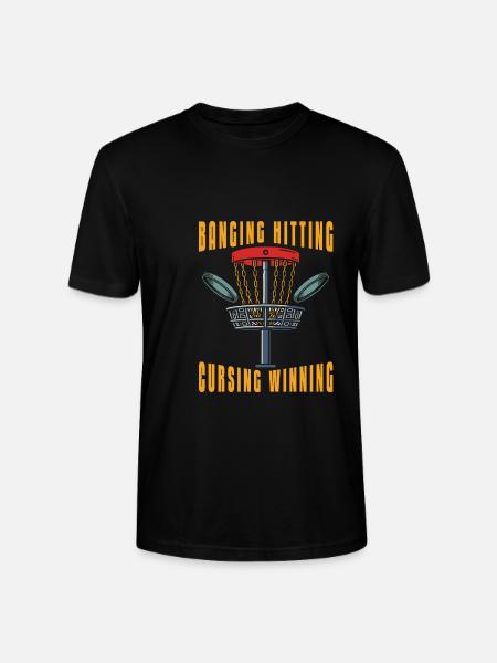 Frisbee Golf Disc Golf - Stanley/Stella CRAFTER Unisex Organic T-Shirt - black