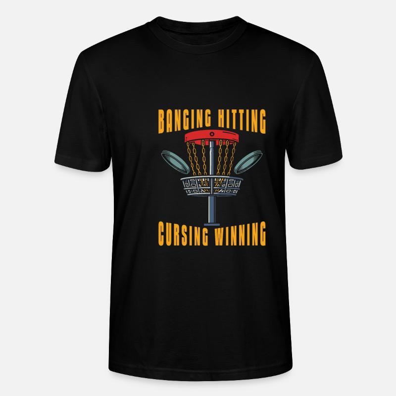 Frisbee Golf Disc Golf - T-shirt bio CRAFTER Stanley Stella Unisexe - noir