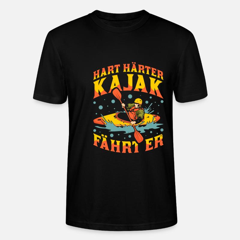 Kajaker - Stanley/Stella Unisex Bio-T-Shirt CRAFTER - Schwarz