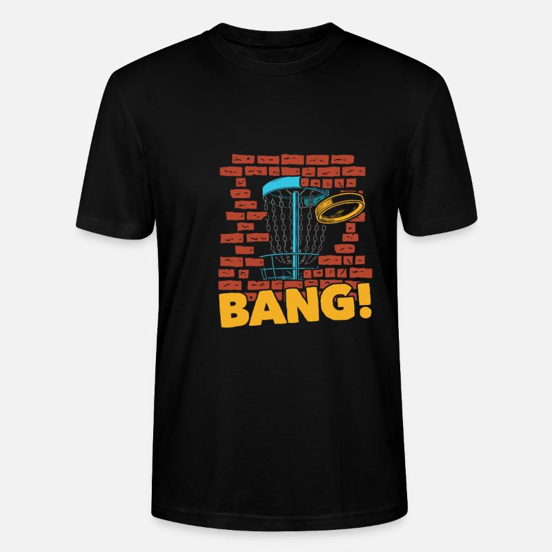 Frisbee Golf Disc Golf - Stanley/Stella Unisex Bio-T-Shirt CRAFTER - Schwarz